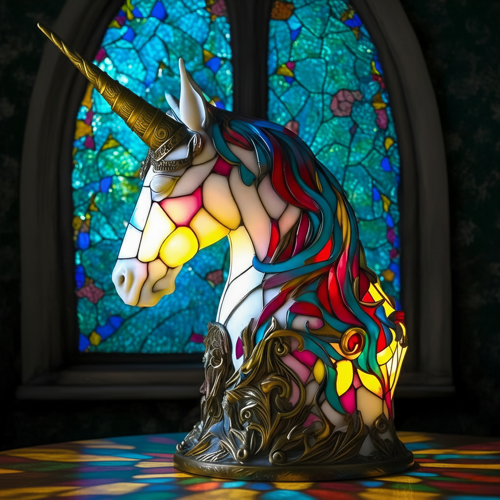 Lampada Unicorno Incantato Luna – Aurea Montiel