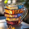 Tazza 3D Unica e Artigianale per Appassionati di Lettura – Aurea Montiel
