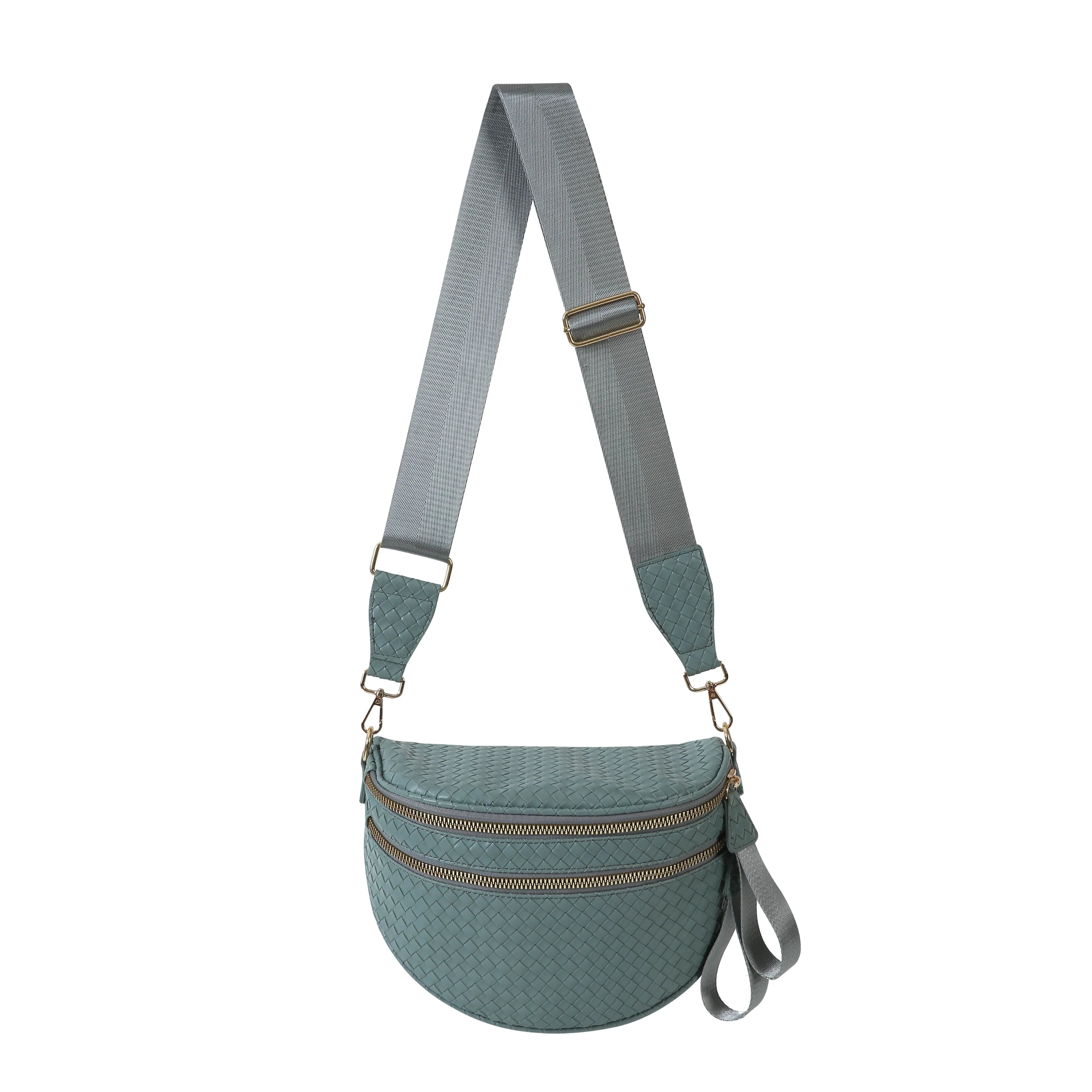 GoFree - Marsupio in Pelle Intrecciata