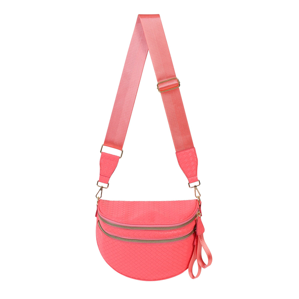 GoFree - Marsupio in Pelle Intrecciata