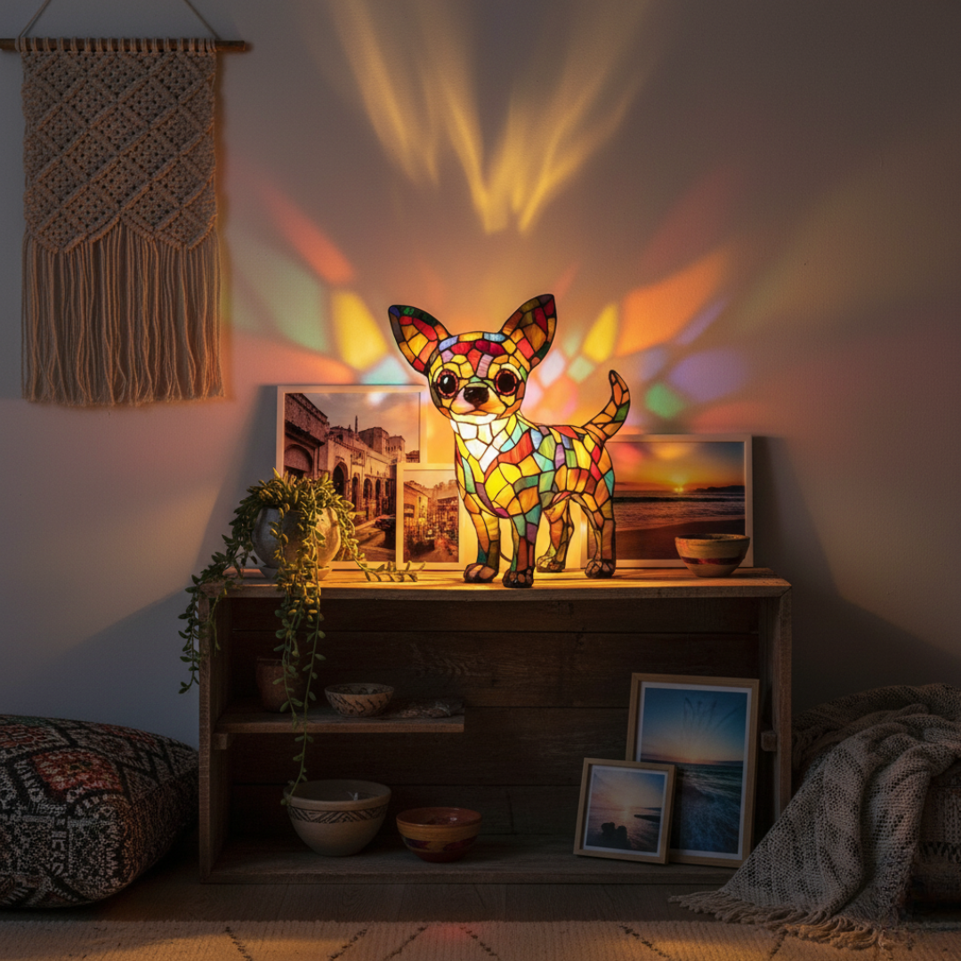 Lampada La Vita con un Chihuahua – Aurea Montiel