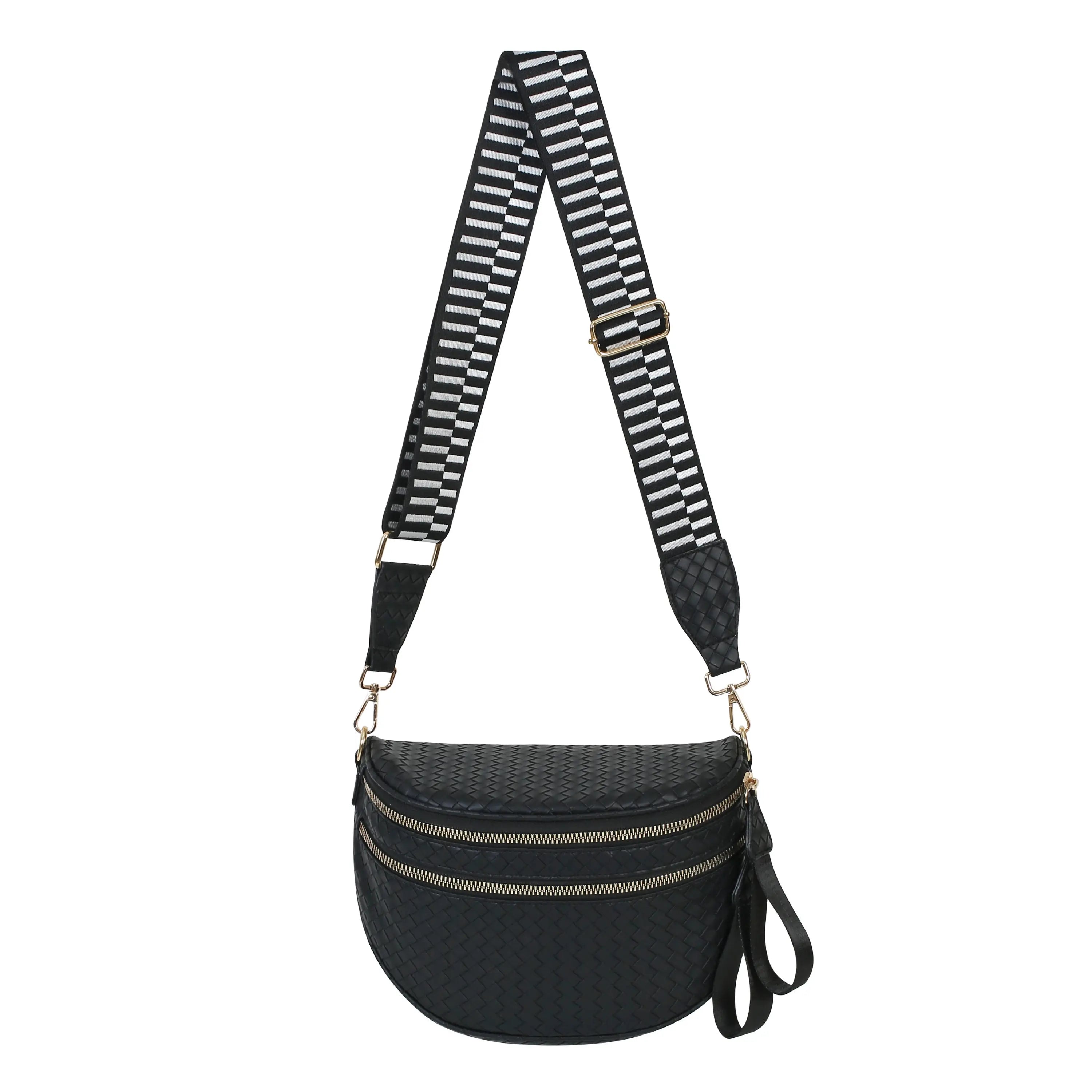 GoFree - Marsupio in Pelle Intrecciata