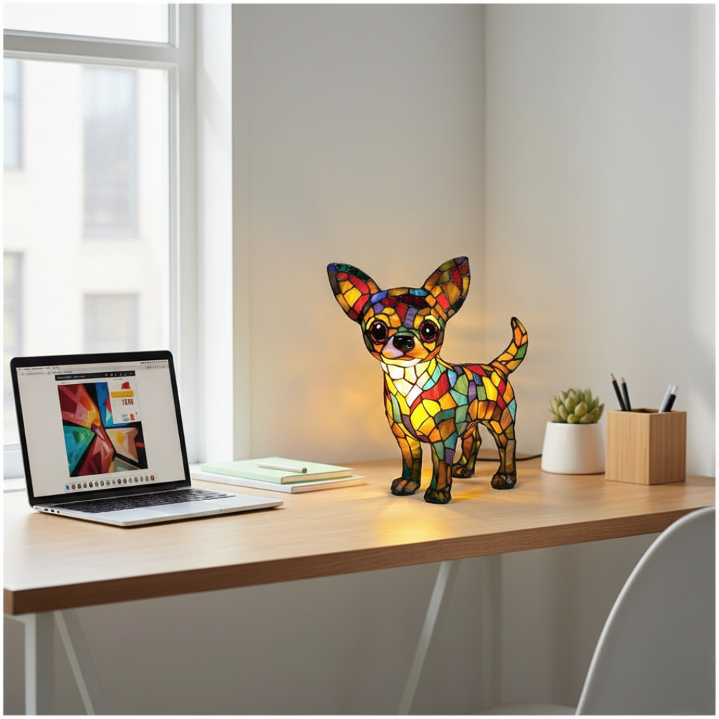 Lampada La Vita con un Chihuahua – Aurea Montiel