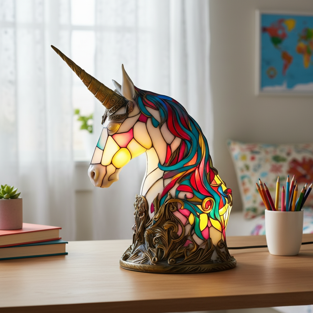 Lampada Unicorno Incantato Luna – Aurea Montiel