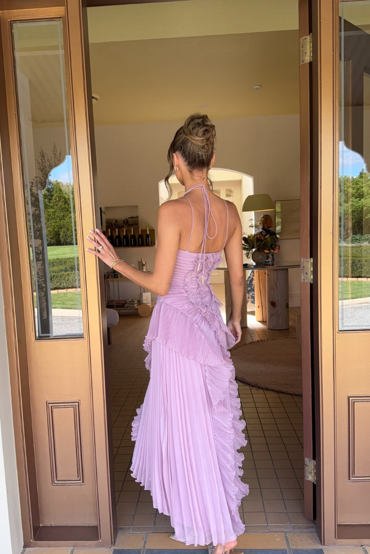 ELEONORA| ABITO ELEGANTE CON RUFFLI