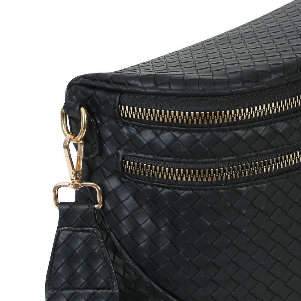 GoFree - Marsupio in Pelle Intrecciata