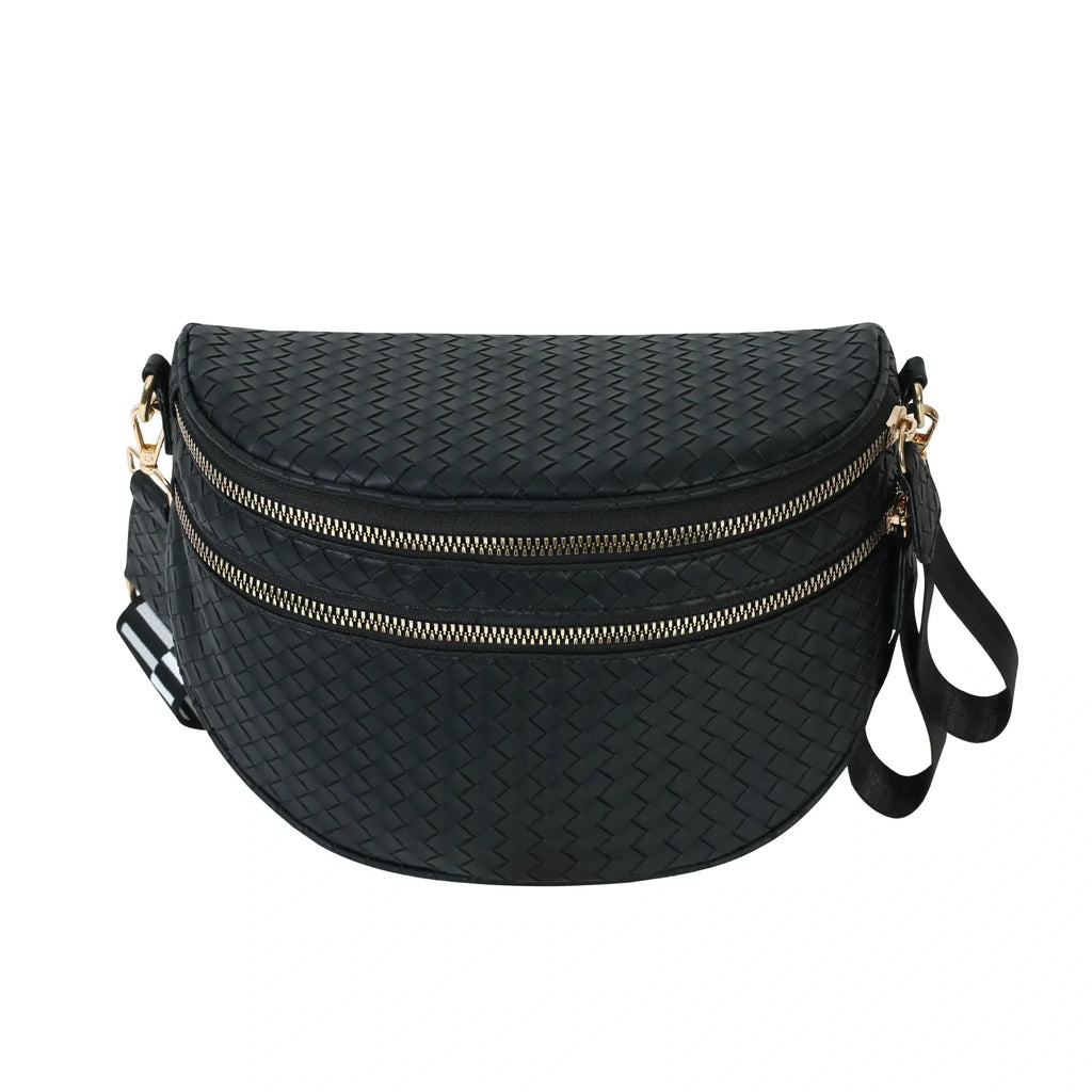 GoFree - Marsupio in Pelle Intrecciata