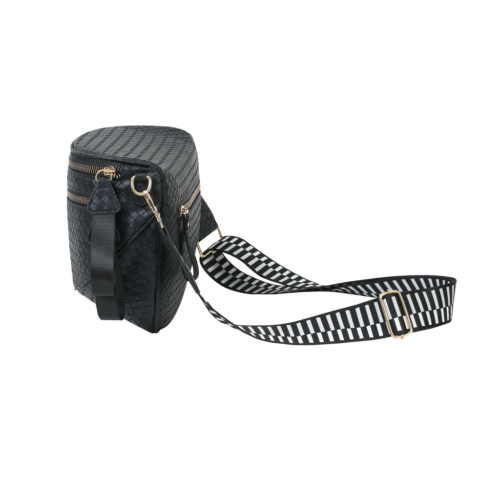 GoFree - Marsupio in Pelle Intrecciata