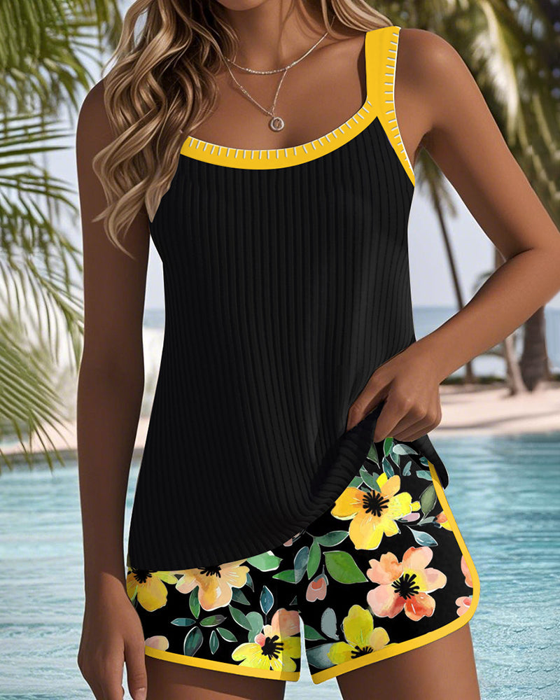 Miriam | Coordinato tankini elegante a due pezzi