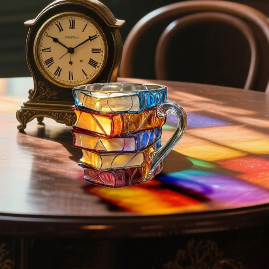 Tazza 3D Unica e Artigianale per Appassionati di Lettura – Aurea Montiel