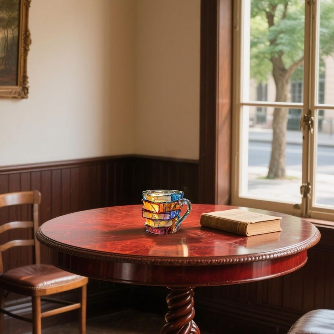 Tazza 3D Unica e Artigianale per Appassionati di Lettura – Aurea Montiel
