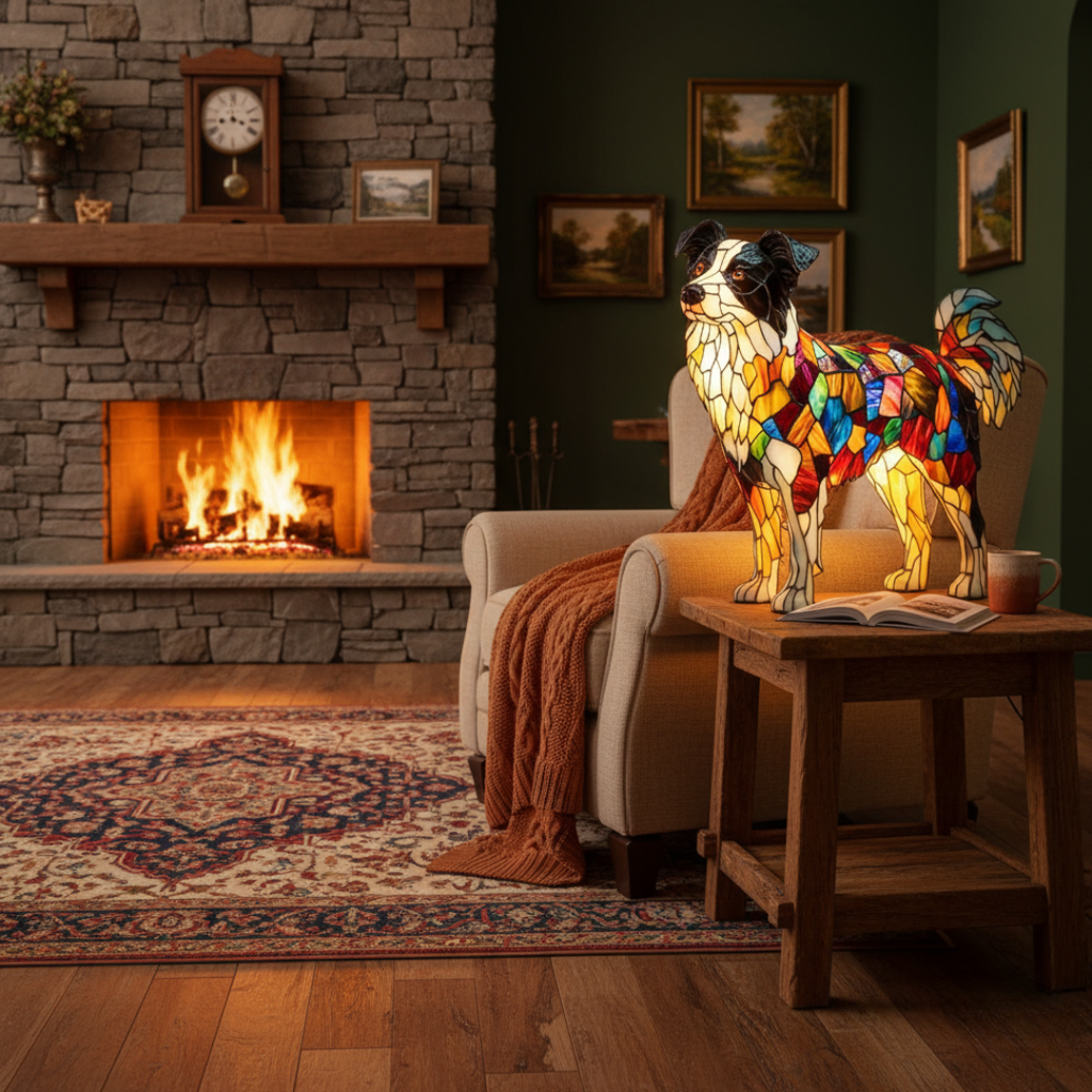 Lampada Border Collie – Aurea Montiel