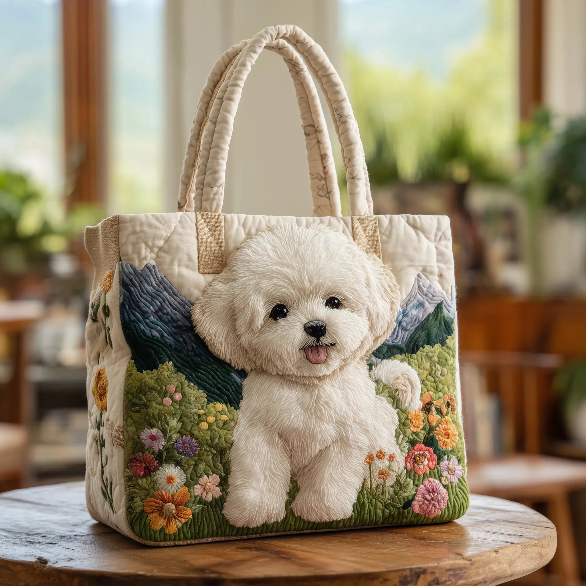 Borsa matelassé artigianale per cani