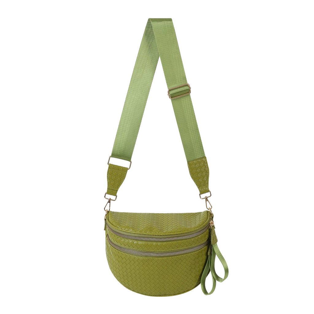 GoFree - Marsupio in Pelle Intrecciata