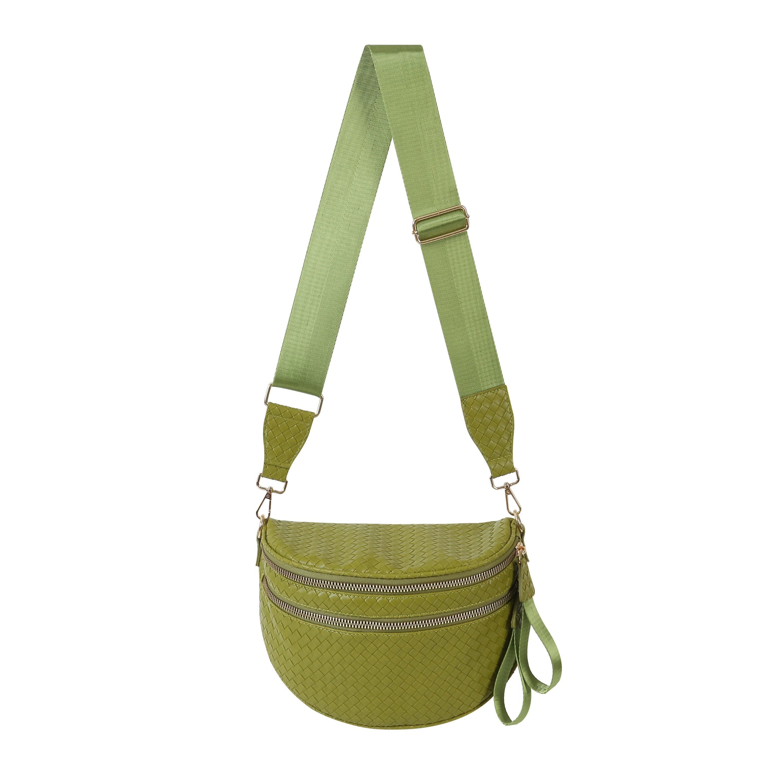 GoFree - Marsupio in Pelle Intrecciata