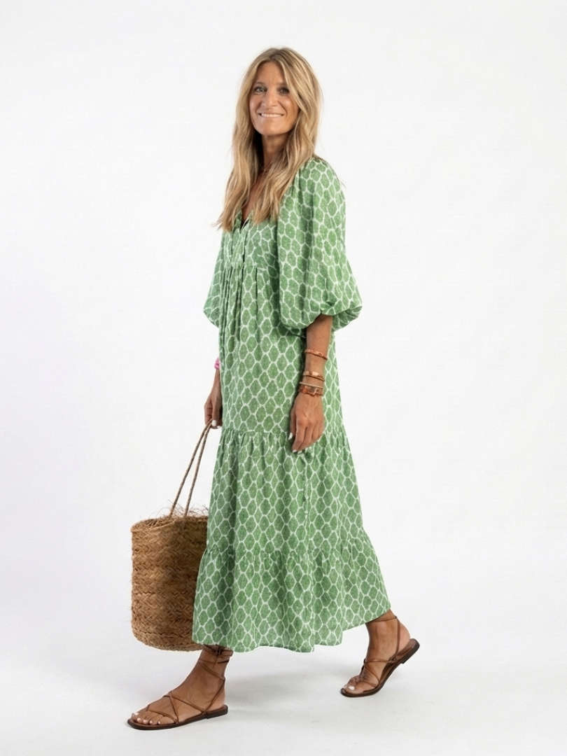 APOLONIA | ABITO MIDI STAMPATO