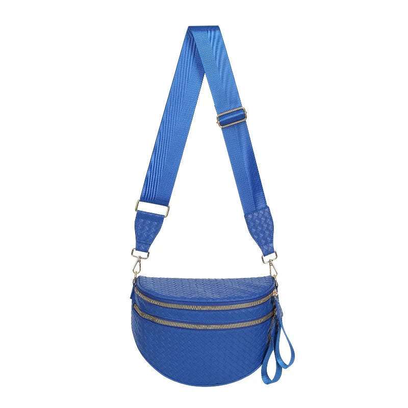 GoFree - Marsupio in Pelle Intrecciata