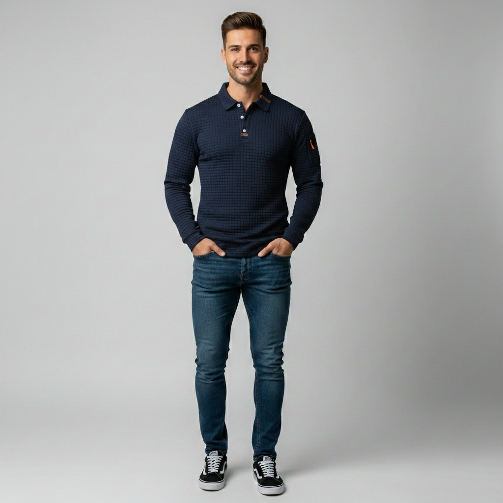 ADRIÁN | SUÉTER DE TEXTURA ACOLCHADA