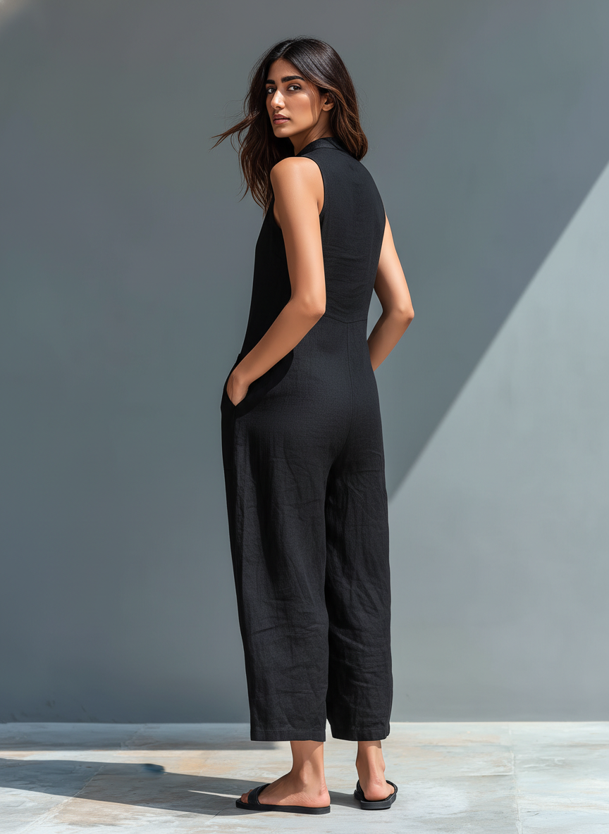 Lucy | Tuta Elegante Senza Maniche