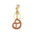 Ciondolo pretzel dorato