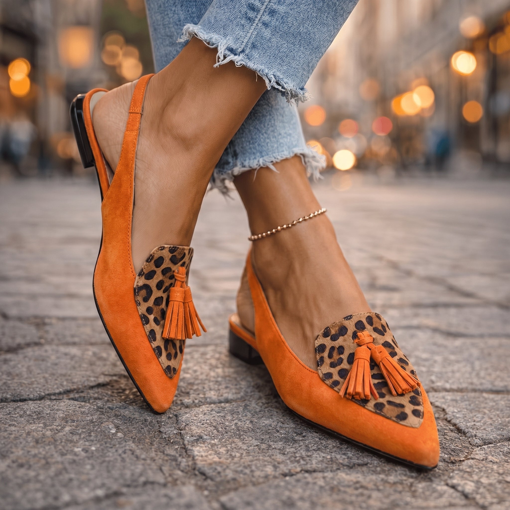 Lorena Sandali con Cinturini e Nappe
