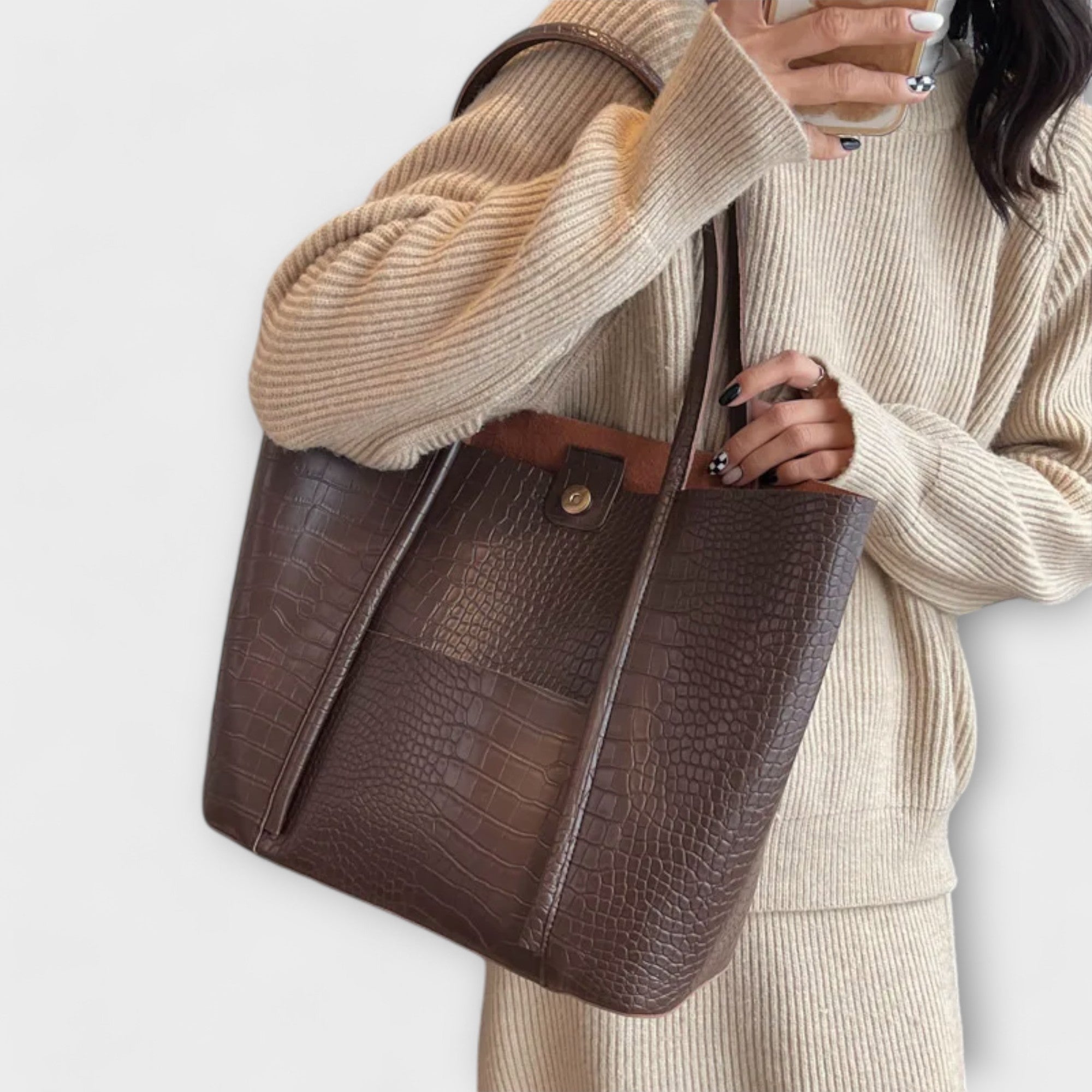 Karlena — Borsa elegante in pelle Aurea Montiel