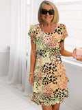 Danielle – Abito elegante fluido con balze