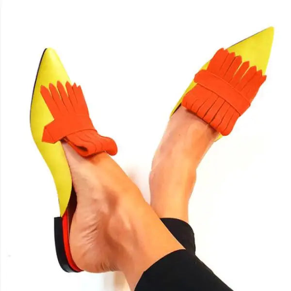 DÉCOLLETÉ CON TACCO APERTO SUL RETRO