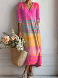 MARIT | ABITO FLUIDO MULTICOLOR