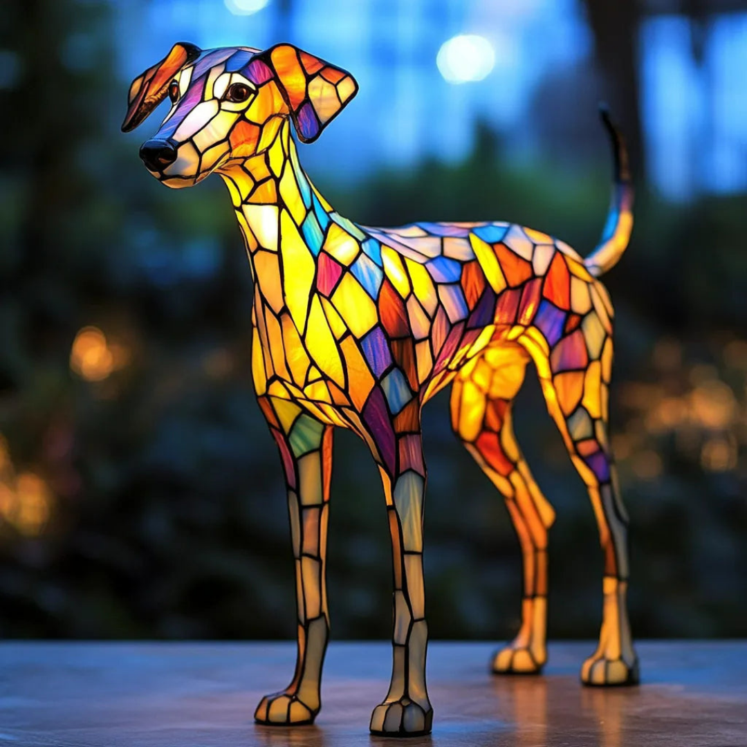 Lampada in Vetro Sabbiato Whippet – Aurea Montiel