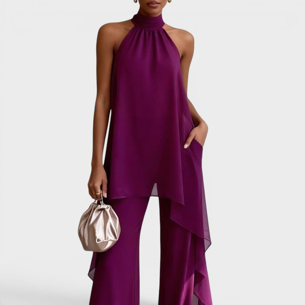 CLARA – Completo Elegante Collo Halter
