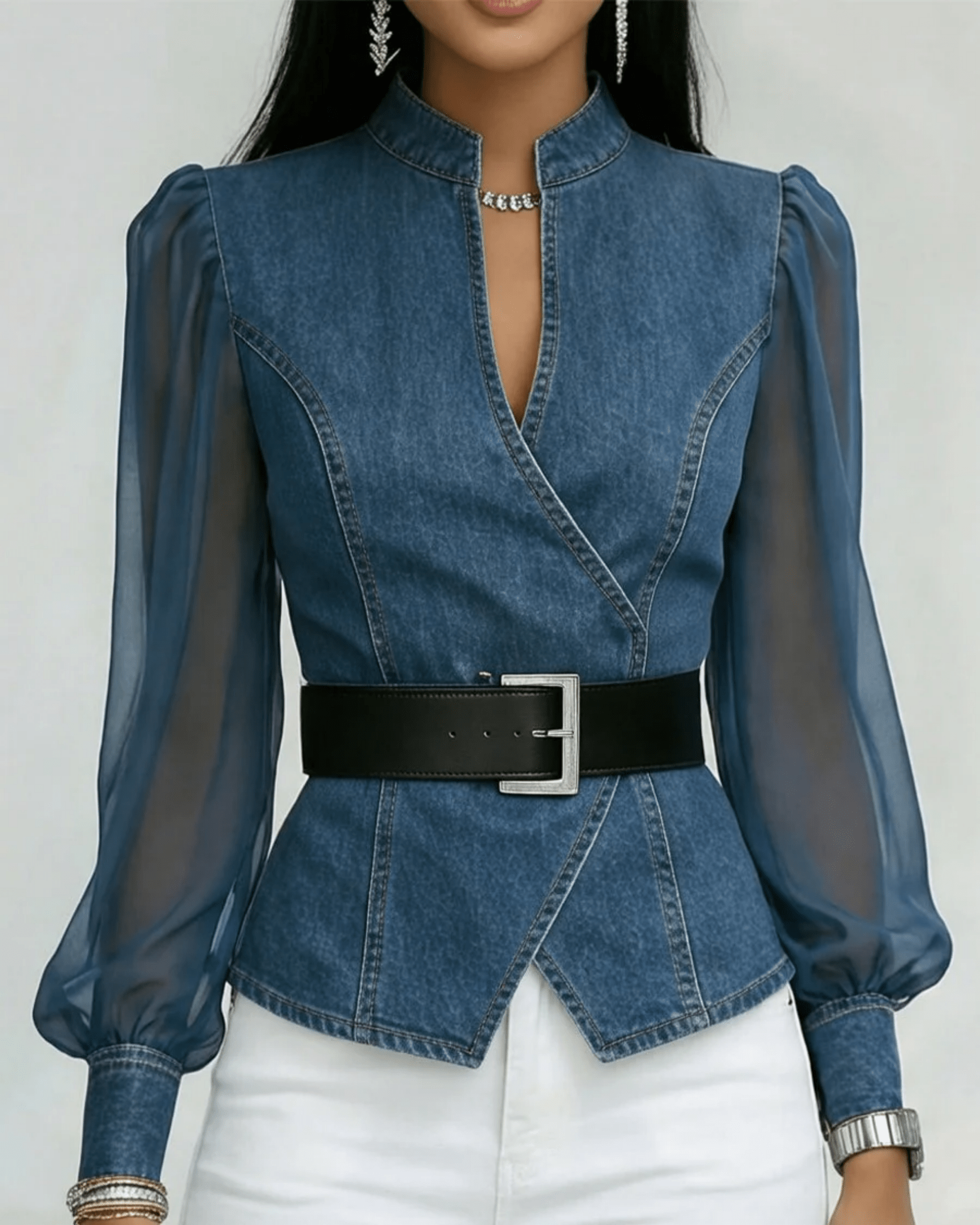ALCORA | BLUSA VAQUERA - Aurea Montiel