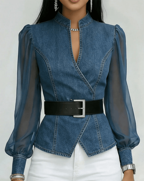 ALCORA | BLUSA VAQUERA - Aurea Montiel