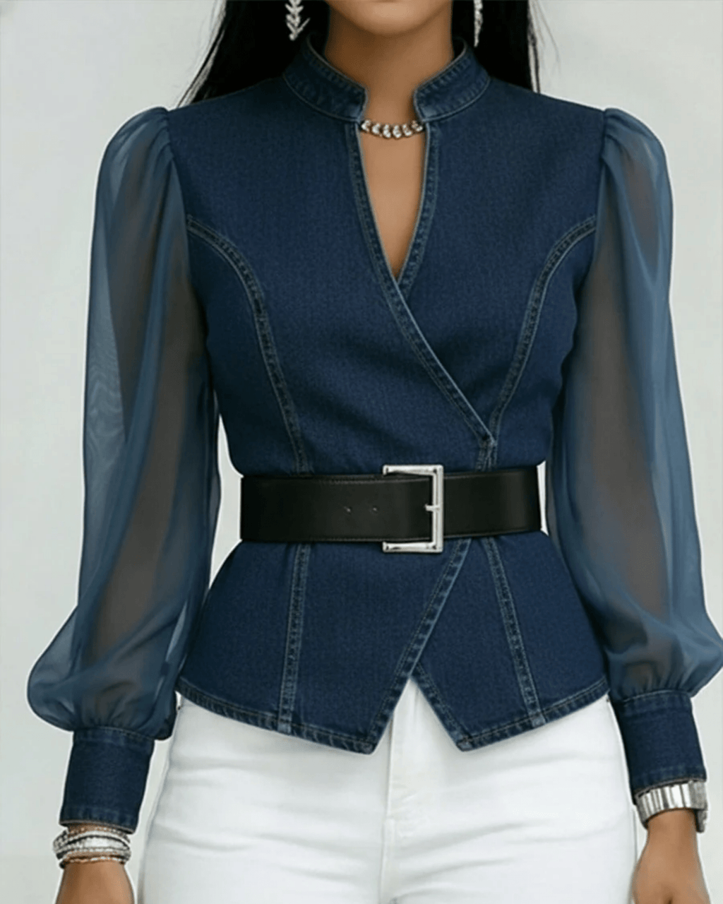 ALCORA | BLUSA VAQUERA - Aurea Montiel