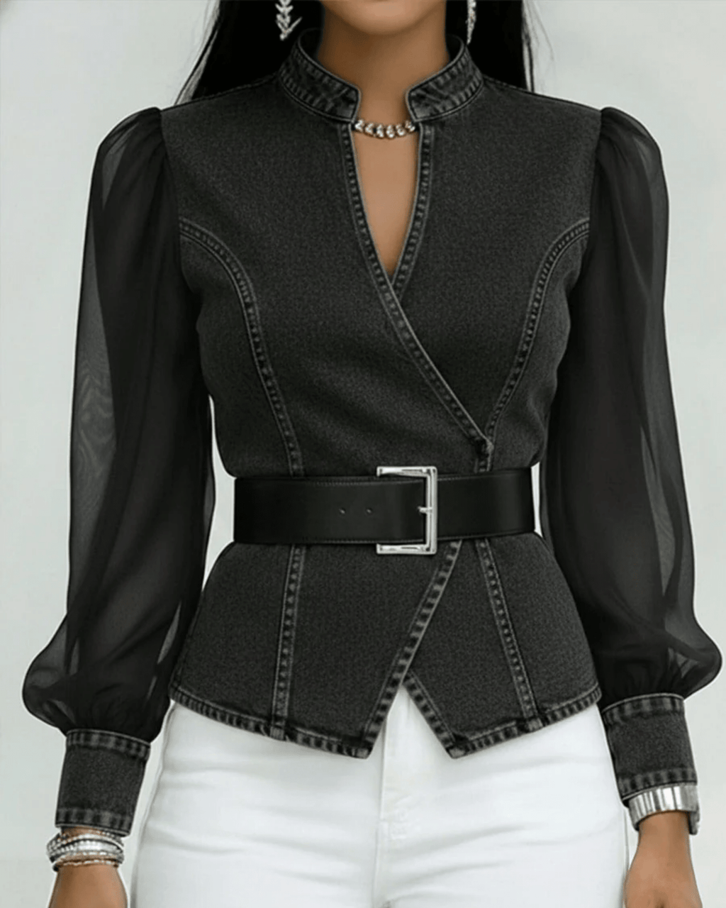 ALCORA | BLUSA VAQUERA - Aurea Montiel