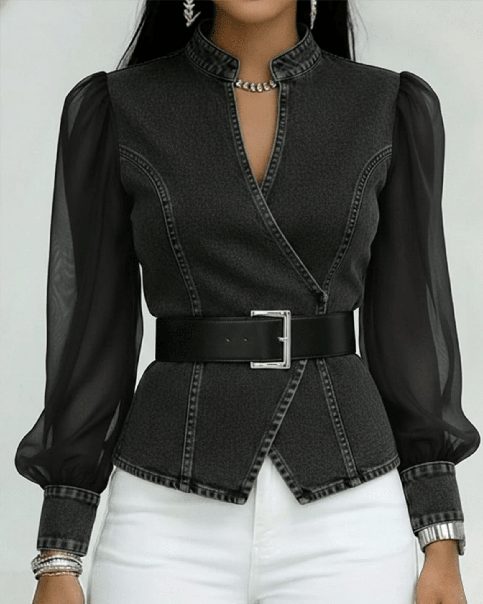ALCORA | BLUSA VAQUERA - Aurea Montiel
