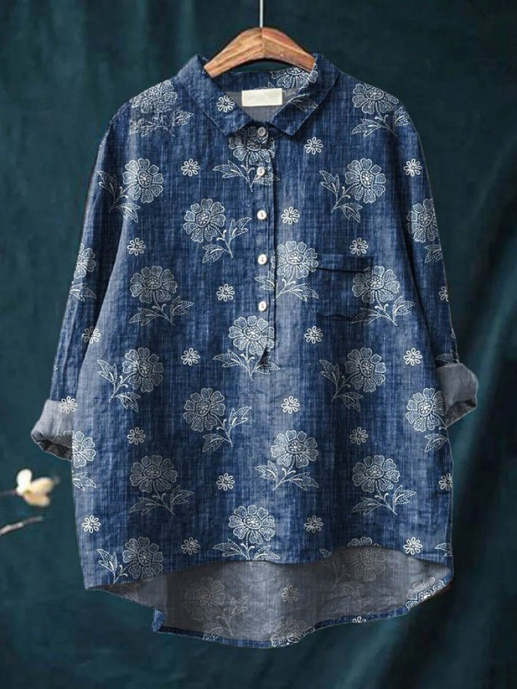 AMAPOLA | CAMISA DE LINO - Aurea Montiel