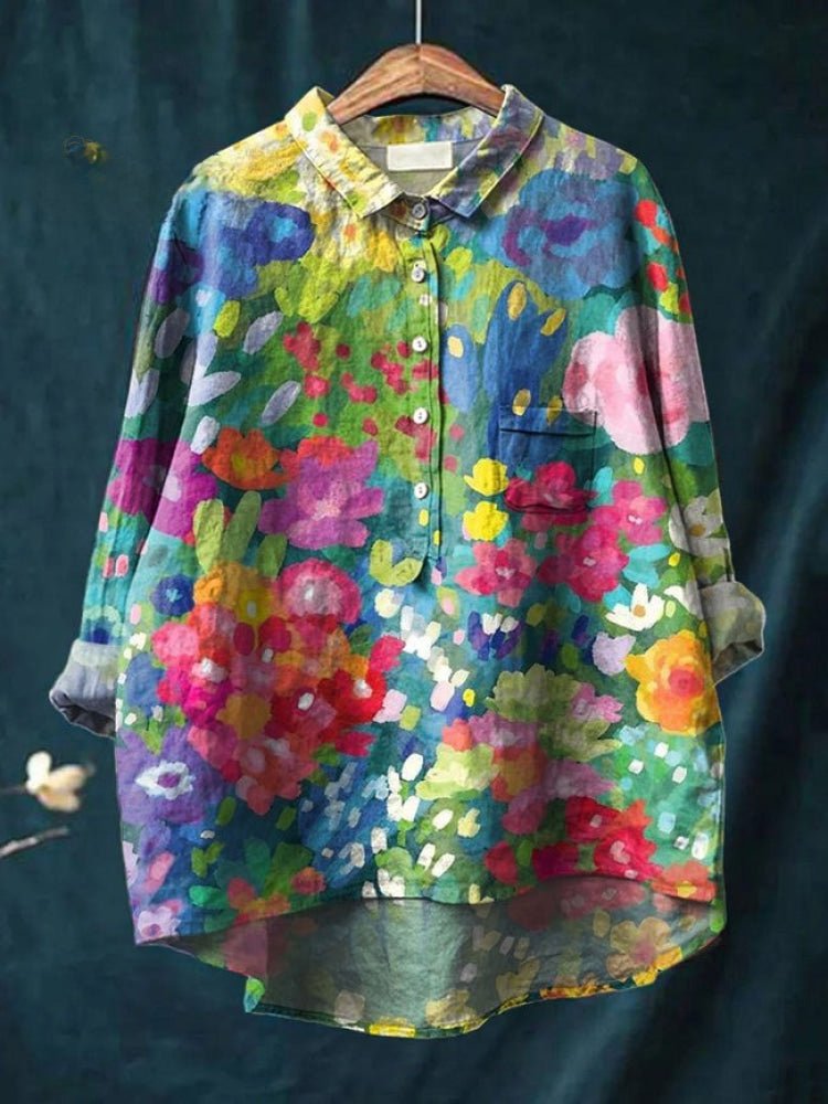 AMAPOLA | CAMISA DE LINO - Aurea Montiel