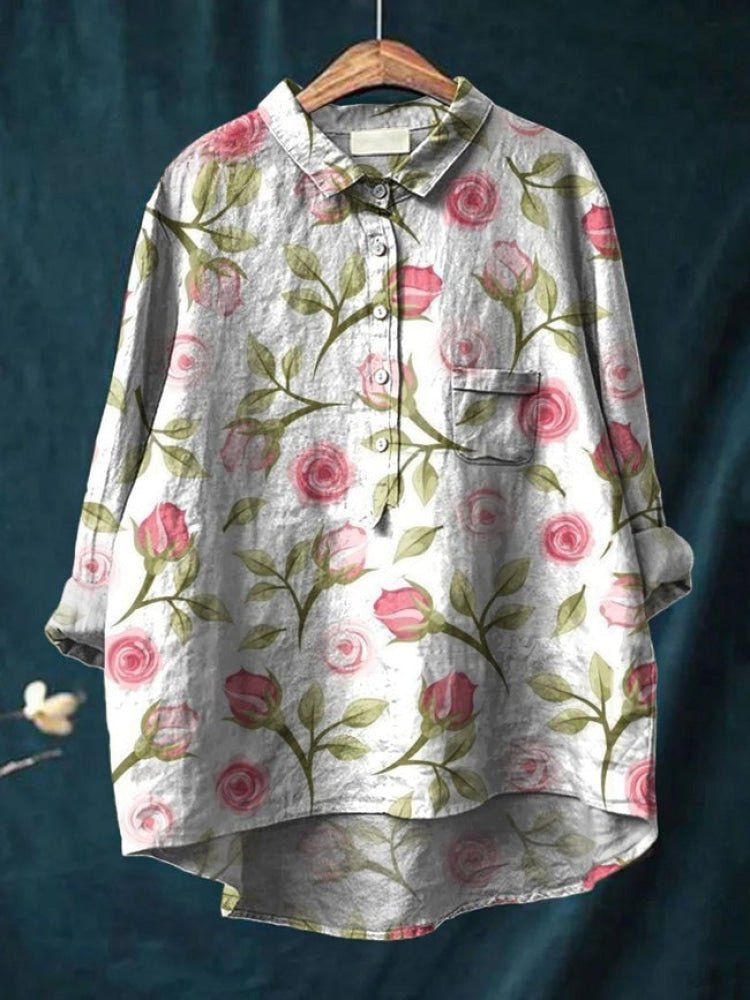 AMAPOLA | CAMISA DE LINO - Aurea Montiel