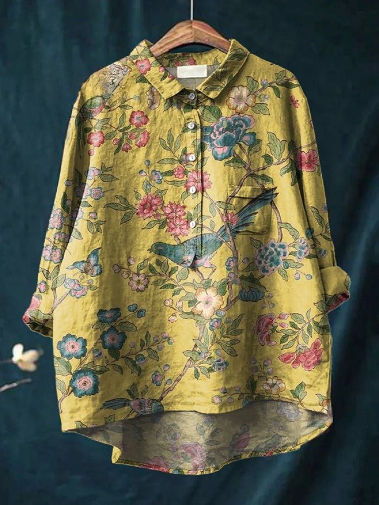 AMAPOLA | CAMISA DE LINO - Aurea Montiel