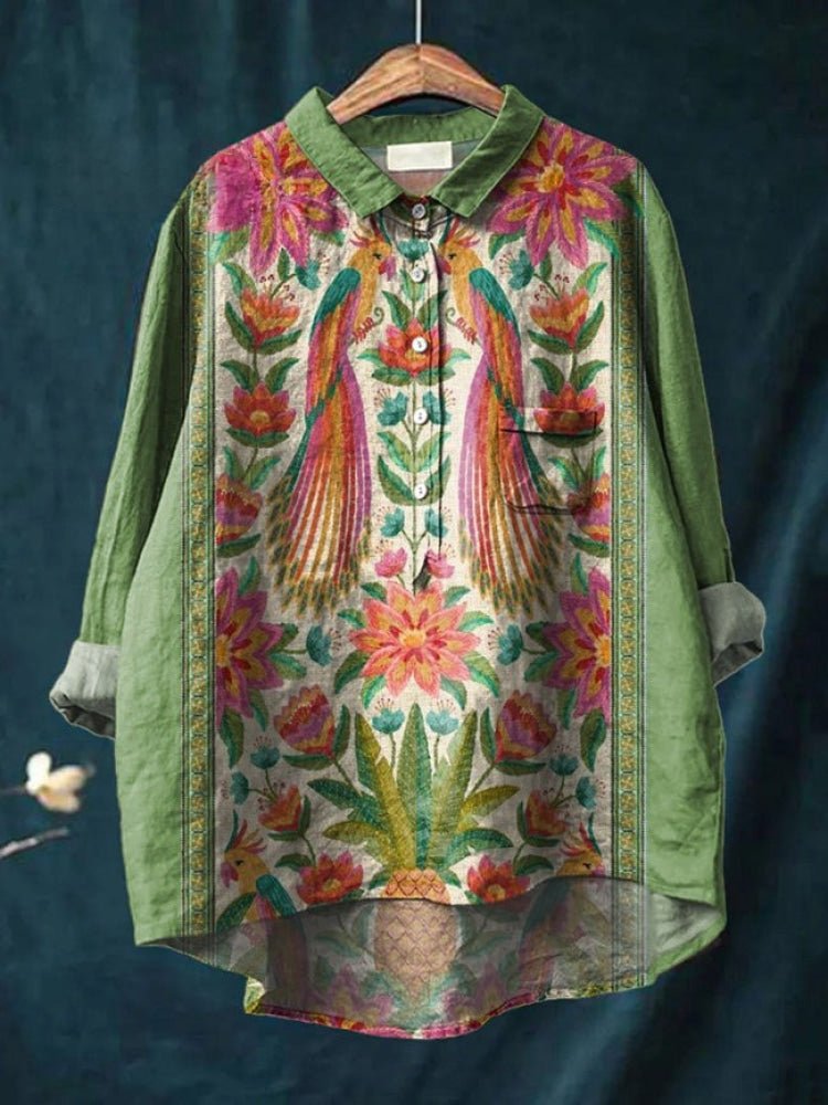 AMAPOLA | CAMISA DE LINO - Aurea Montiel