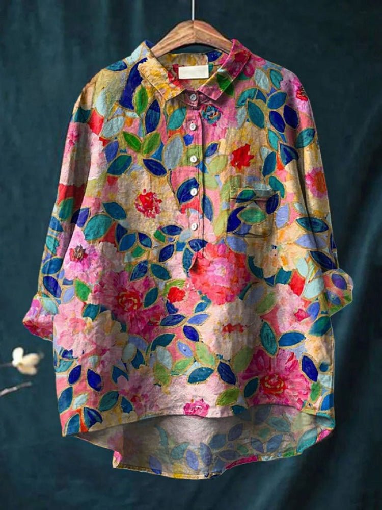 AMAPOLA | CAMISA DE LINO - Aurea Montiel