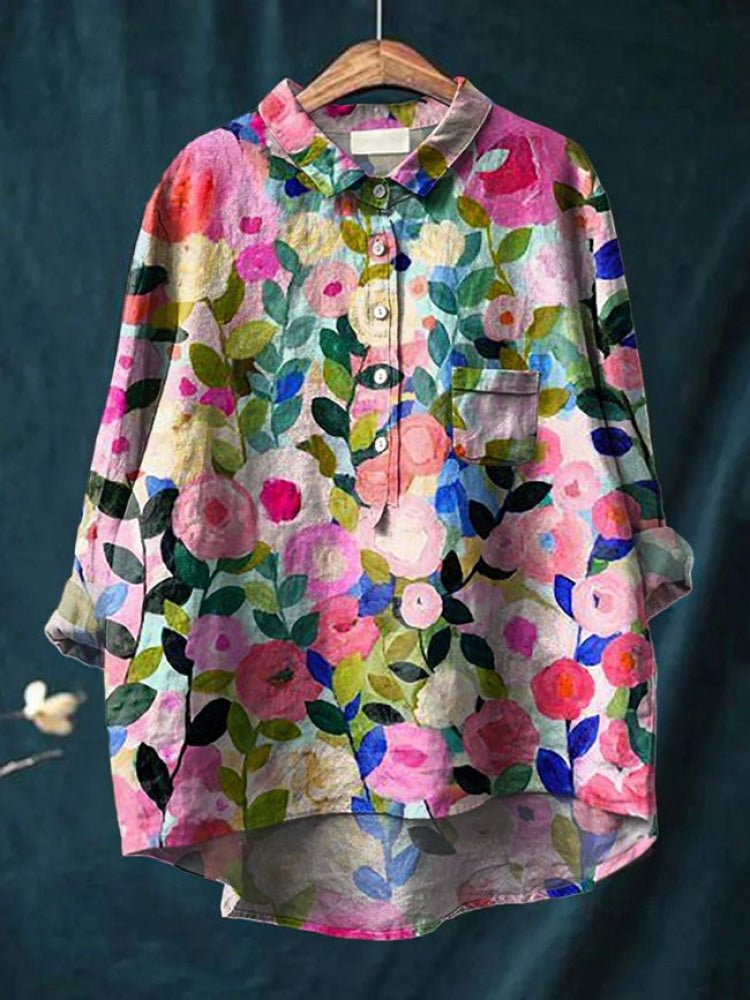 AMAPOLA | CAMISA DE LINO - Aurea Montiel