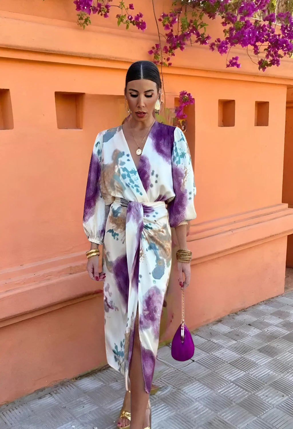 ANDREA | VESTIDO MIDI - Aurea Montiel
