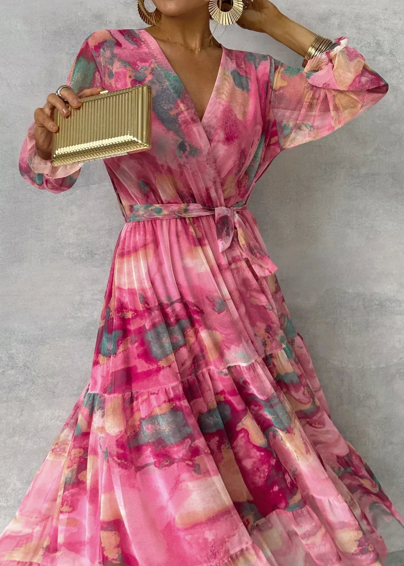 BÁRBARA | VESTIDO ESTAMPADO FLORAL - Aurea Montiel