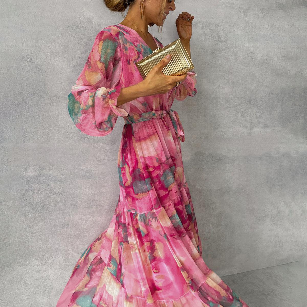 BÁRBARA | VESTIDO ESTAMPADO FLORAL - Aurea Montiel