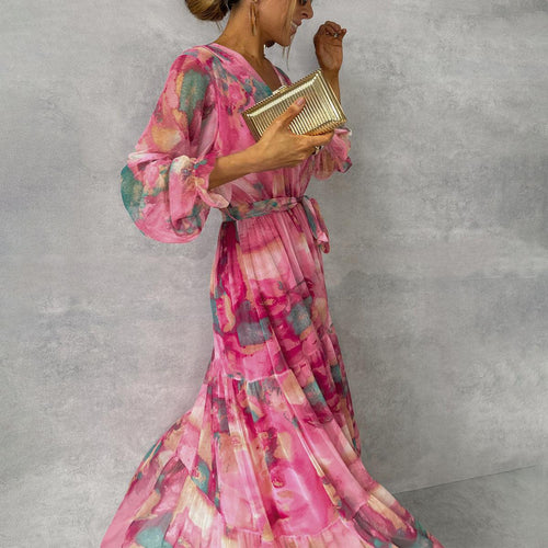 BÁRBARA | VESTIDO ESTAMPADO FLORAL - Aurea Montiel