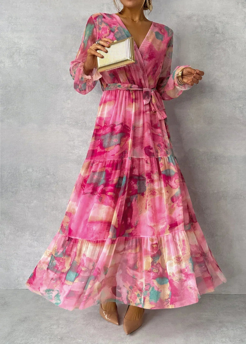 BÁRBARA | VESTIDO ESTAMPADO FLORAL - Aurea Montiel
