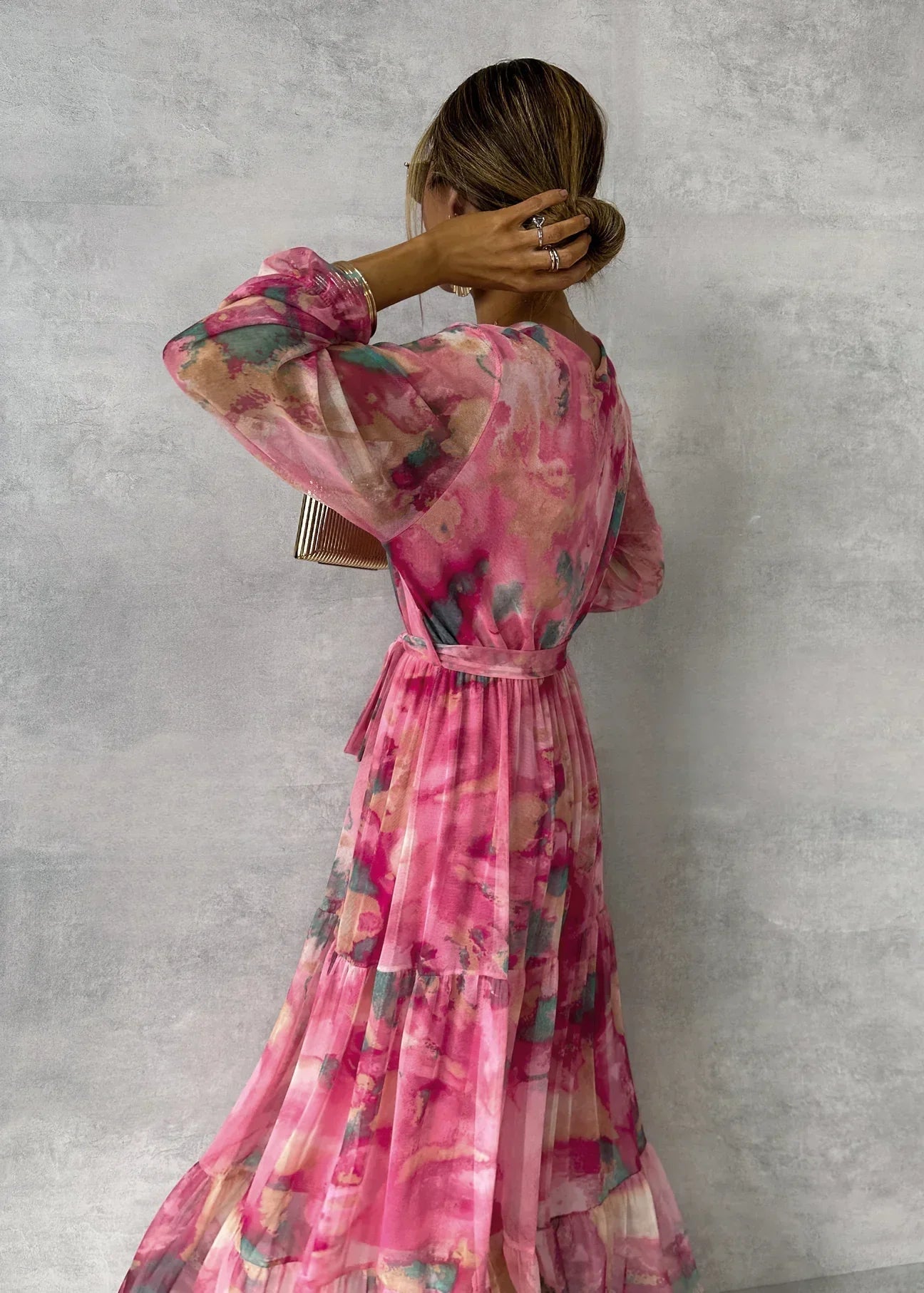 BÁRBARA | VESTIDO ESTAMPADO FLORAL - Aurea Montiel