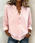 BELLA | BLUSA CON VOLANTES - Aurea Montiel
